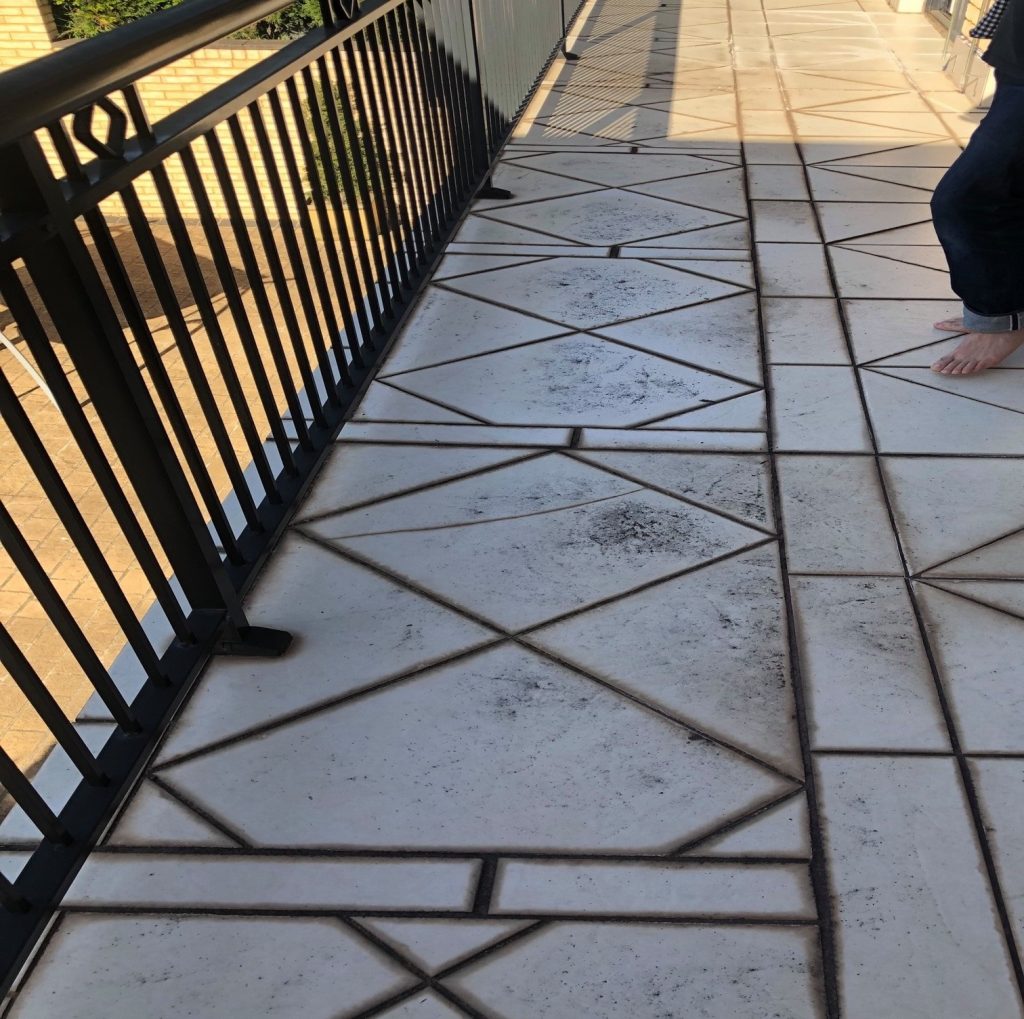 balcony regrouting