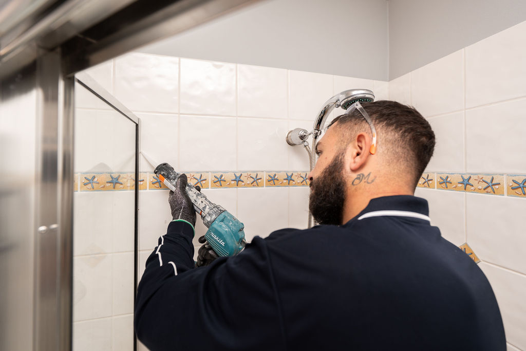 Adding New Grout To A Shower