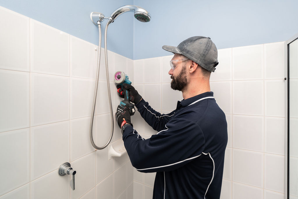 New Grout In A Shower To Stop It Leaking